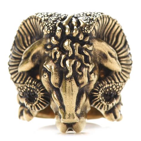 aries gucci ring